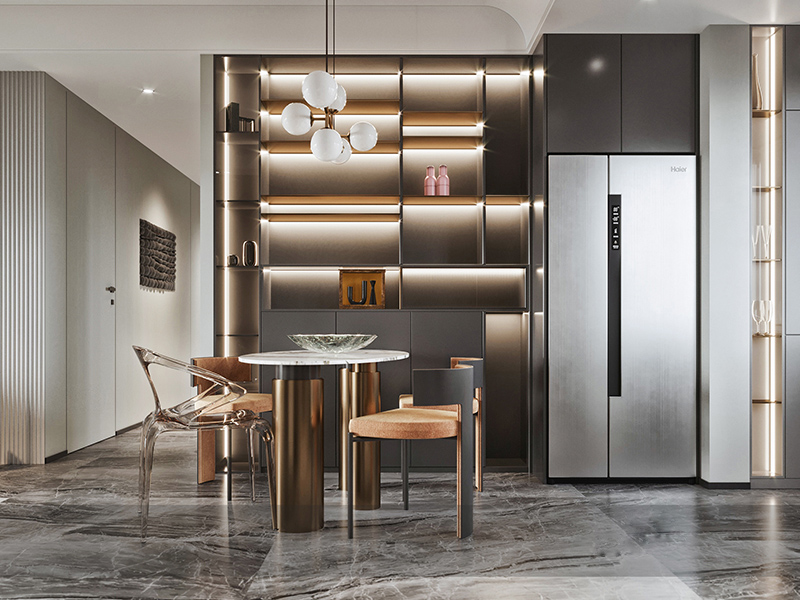 冰箱放在餐厅 冰箱放在餐厅