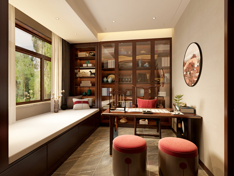 方林装饰书房装修案例图 方林装饰书房装修案例图