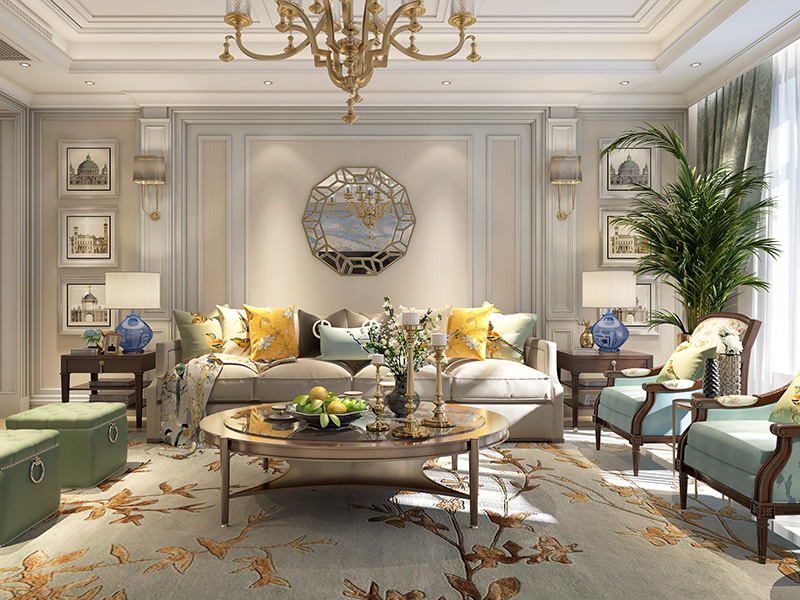 美式风格客厅 美式风格客厅