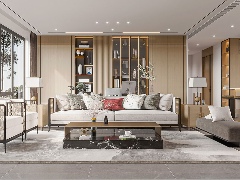 方林装饰客厅装修案例效果图 方林装饰客厅装修案例效果图