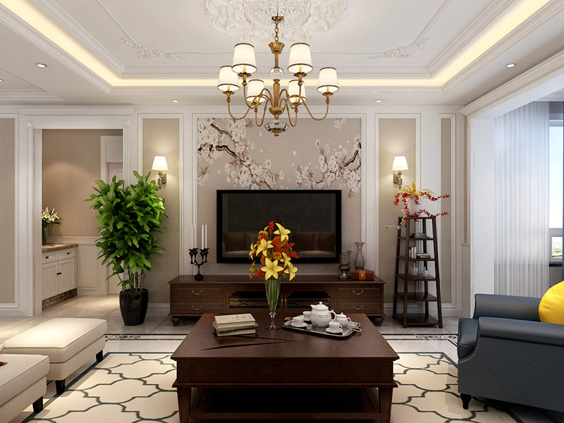 方林装饰客厅装修案例 方林装饰客厅装修案例