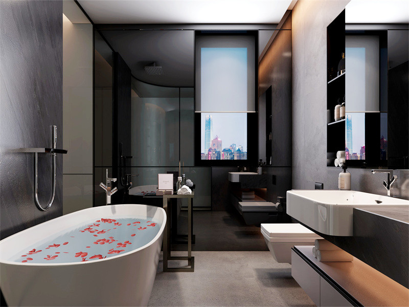 极简风卫生间 极简风卫生间