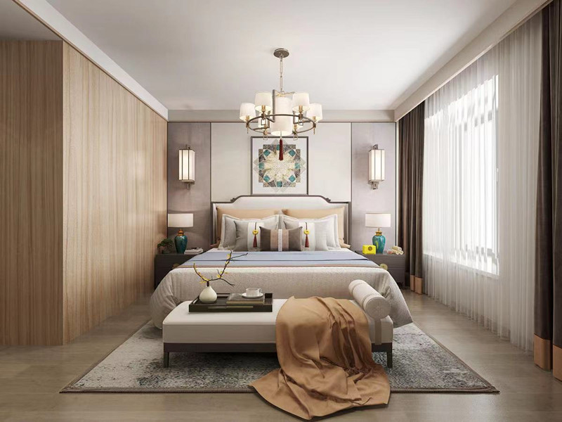 新中式风格卧室 新中式风格卧室